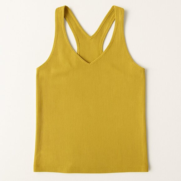 Ribbed mustard tank - Picture 2 of 4